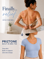 Priztone Built-in Bra T-Shirt